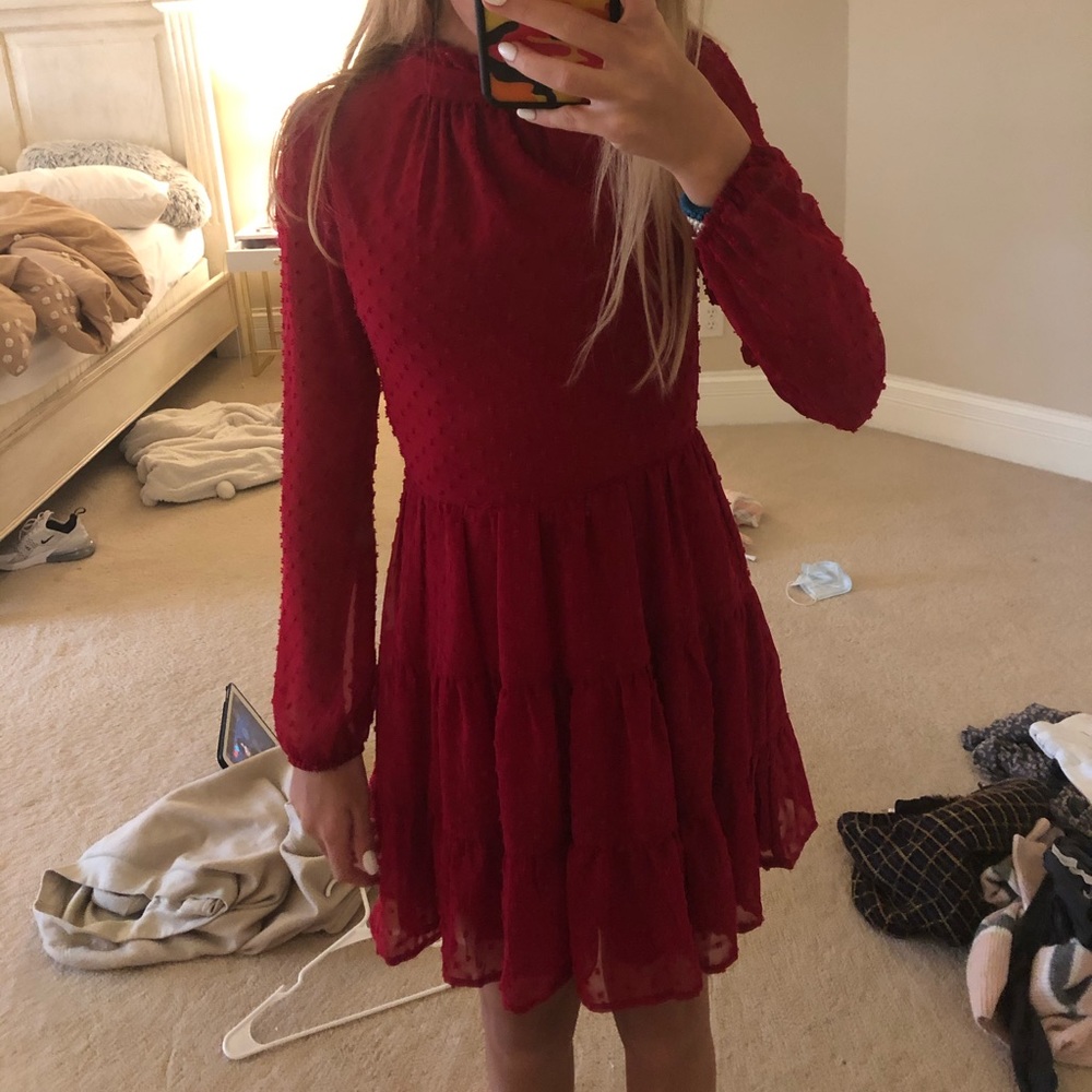 Mi Ami Red Dress XXS
